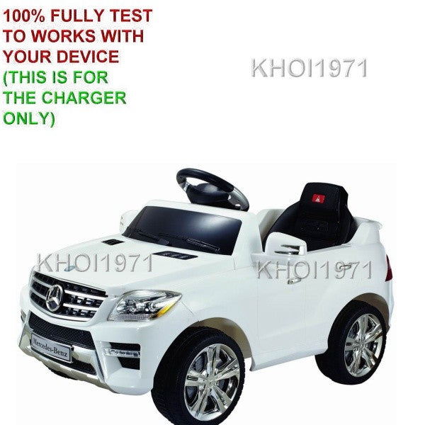 White AC Wall Charger Adapter TY313139 for Mercedes Benz ML350 Ride-On Toy