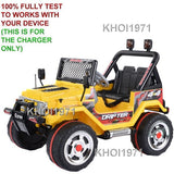 AC Wall Charger Adapter for Yellow TY324113YE Ride-On Jeep Truck Drifter Toy