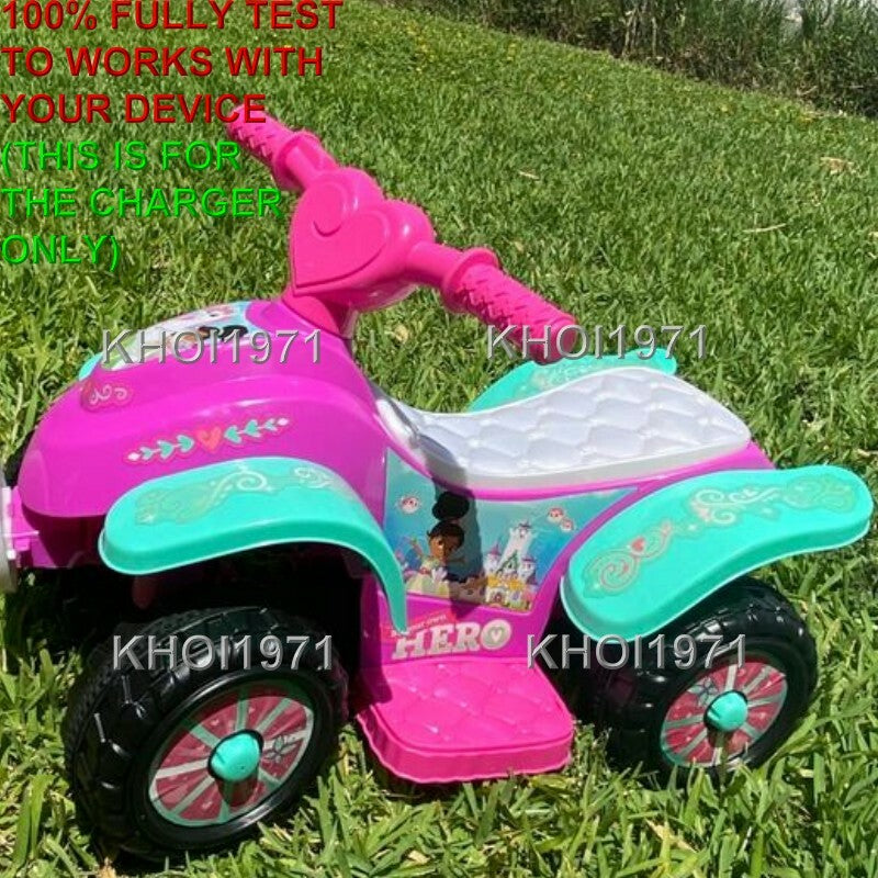 AC Charger Adapter for KidTrax Nella Princess Knight Ride-On KT1472WM