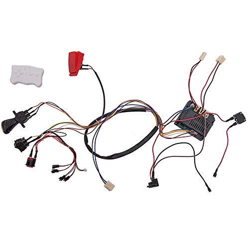 12V Kids Electric Car DIY Wiring and Switch Kit with 2.4GHz Remote Control