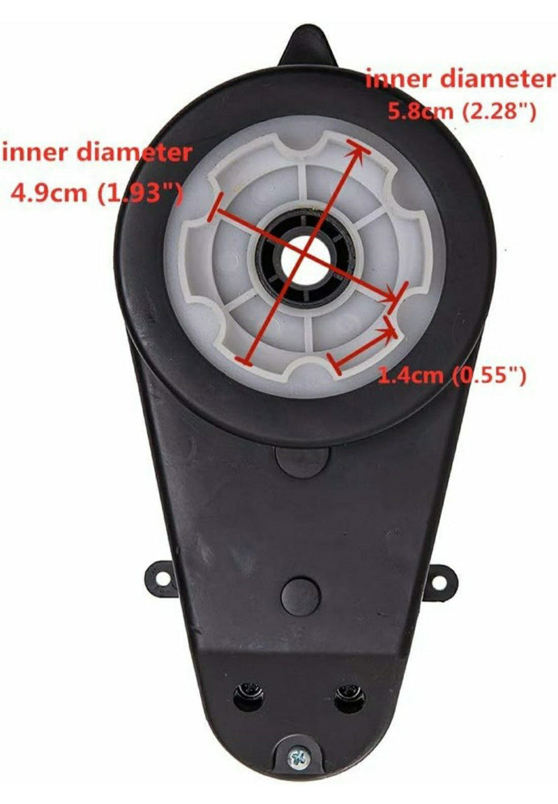 12V 550 High Torque DC Motor with 40000RPM Gearbox for Kids Ride-On Toys