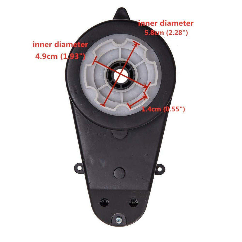 12V 550 High Torque DC Motor with 40000RPM Gearbox for Kids Ride-On Cars