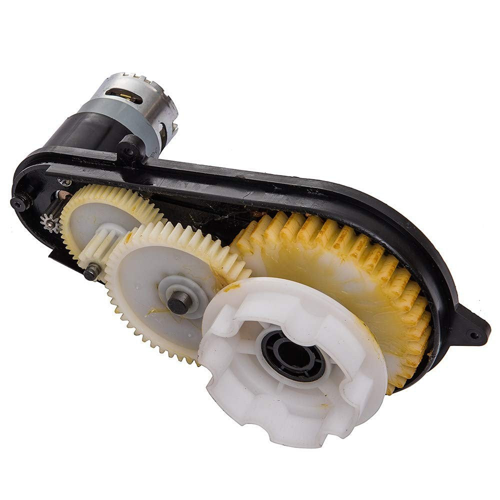 12V 550 High Torque DC Motor with 40000RPM Gearbox for Kids Ride-On Cars