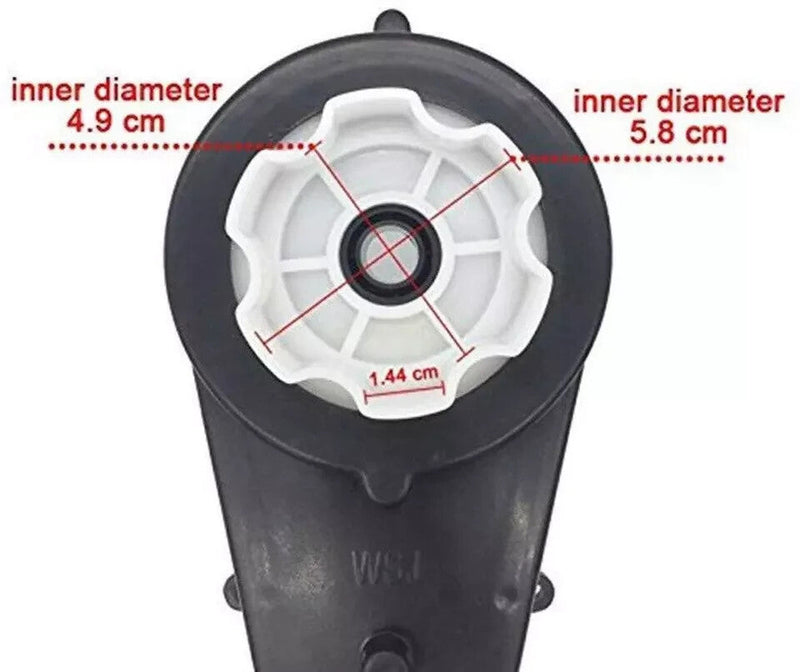 24V 30000RPM DC Motor with Gearbox for Kids Ride-On Car and SUV Parts