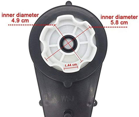 24V DC Motor with 30000RPM Gearbox for Kids Ride-On Car and SUV Parts
