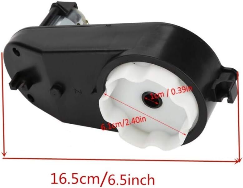 6V 18000RPM Ride-On Toy Motor Gearbox for Children's Electric Cars