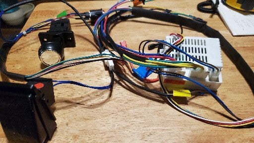 Children's DIY Electric Toy Car Kit with Accessories and Wiring Parts