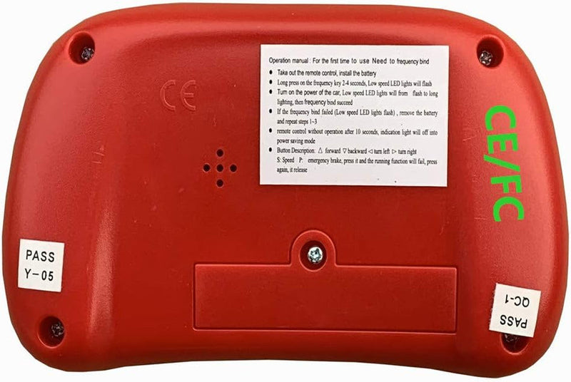 Kids Powered Ride-On Car with 2.4G Bluetooth Remote Control and Receiver Kit