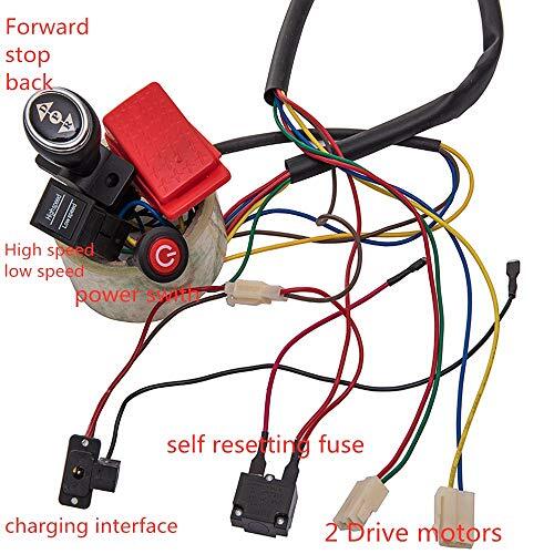 12V Kids Ride-On Car DIY Modified Wiring Complete Remote Control Set