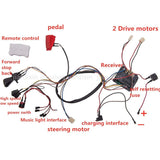 12V Kids Ride-On Car with DIY Modified Wiring and Remote Control Complete Set