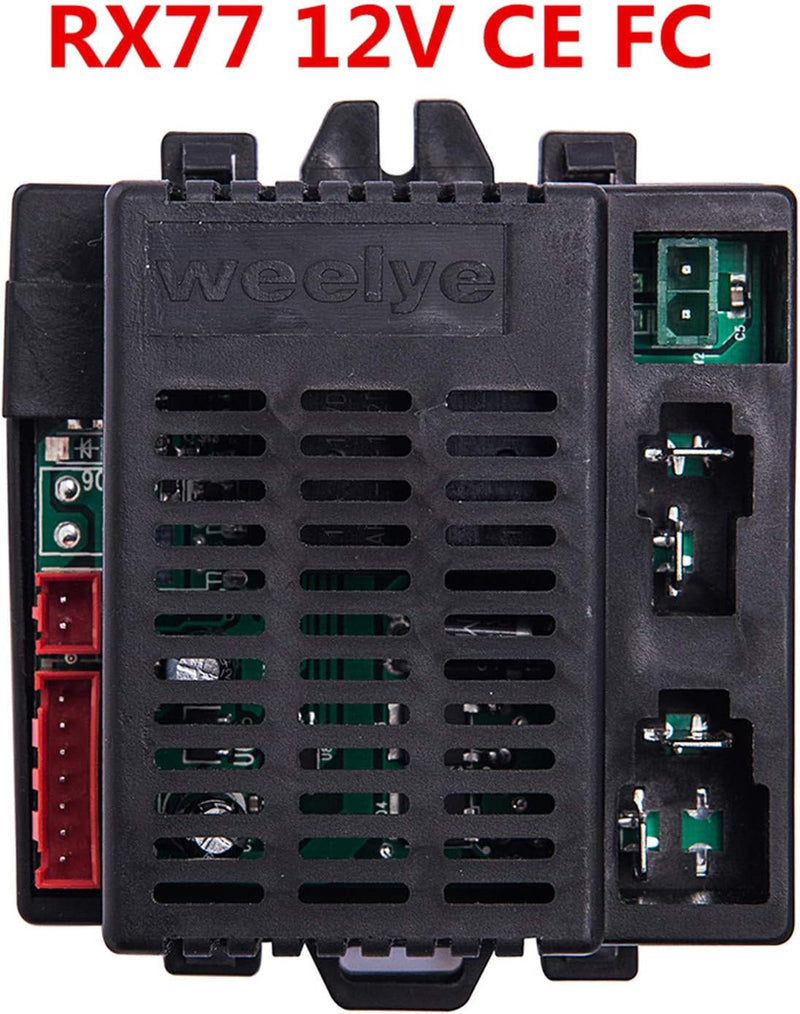 RX77 12V Kids Electric Ride-On Car with 2.4G Bluetooth Remote Control and Receiver