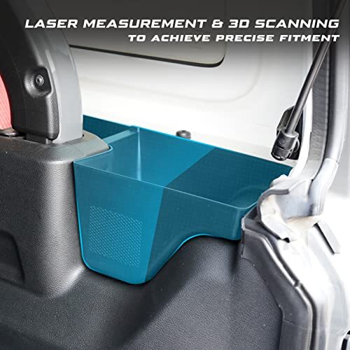 Rear Wheel Well Storage Trunk Organizer for 2018-2023 Jeep Wrangler JL