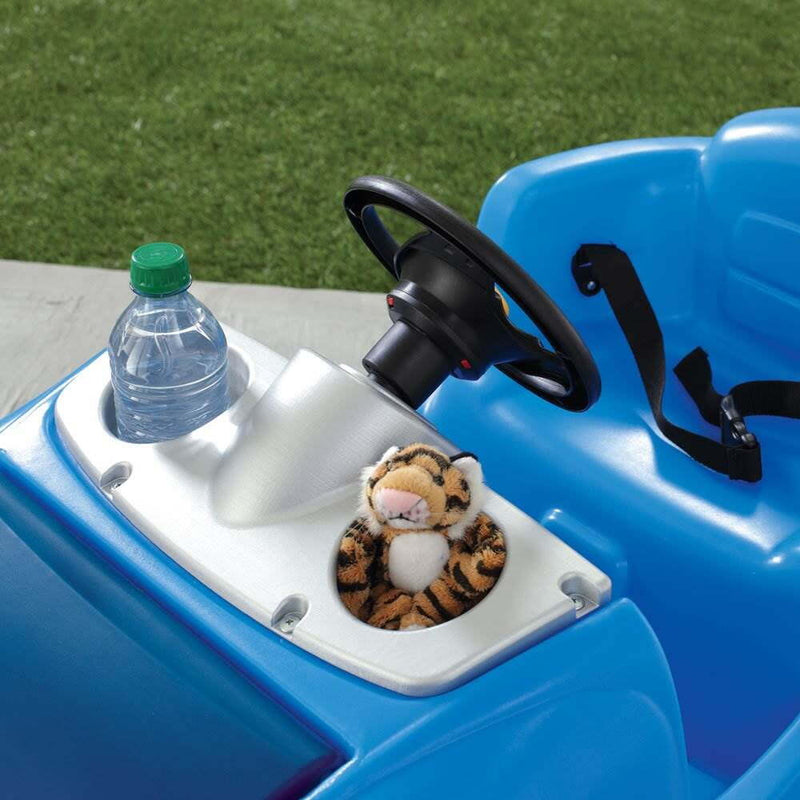 Whisper Ride II Blue Push Car and Ride-On Toy for Toddlers Boys and Girls
