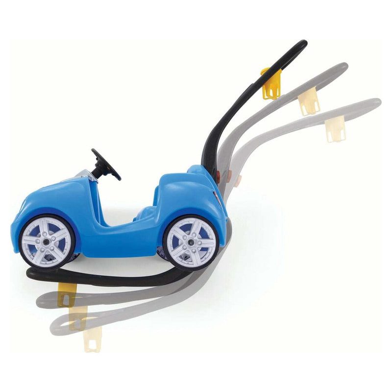 Whisper Ride II Blue Push Car and Ride-On Toy for Toddlers Boys and Girls