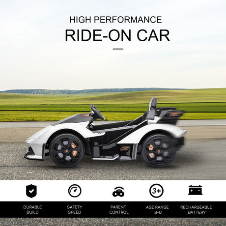 12V Battery-Powered Kids Ride-On Sports Car with Remote Control