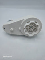 Silver Electric Ride-On Car Bike Toy with High-Speed Rear Motor and Gearbox