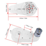 Electric 6V 15000rpm Motor Gearbox for Kids' Toy Vehicle Parts