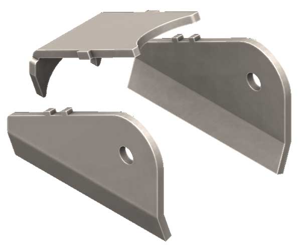 2 5/8 Radius Arm Brackets