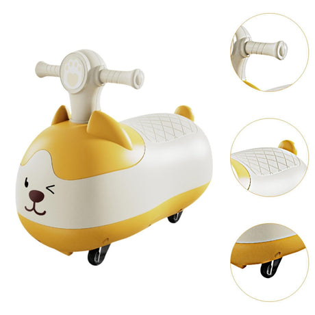 Kids Twist Wiggle Car Scooter for Boys and Girls Ages 3 and Up