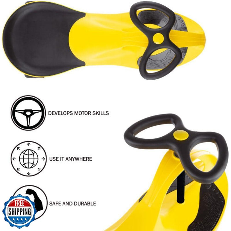 Wiggle Car Ride-On Toy for Toddlers Ages 3 and Up – Battery-Free Toddler Ride-On