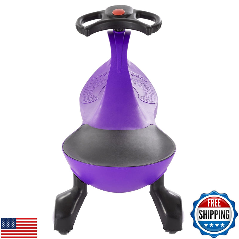 Wiggle Ride-On Car Toy with Twist and Swivel Action, No Batteries, Gears, or Pedals Needed