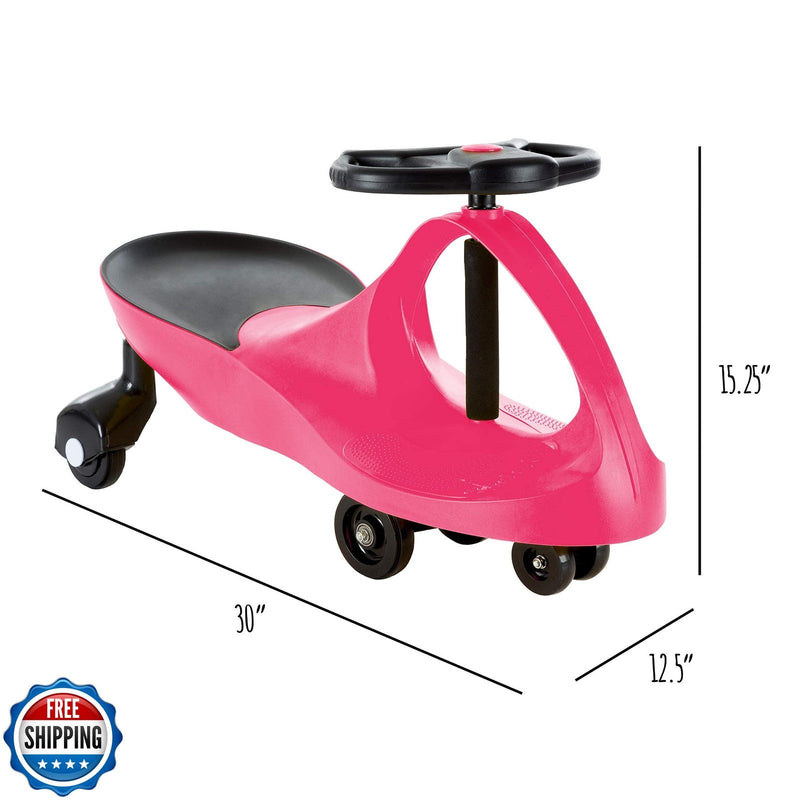 Wiggle Car Ride-On Toy with Twist and Swivel Action – Battery-Free, Gear-Free, Pedal-Free Design