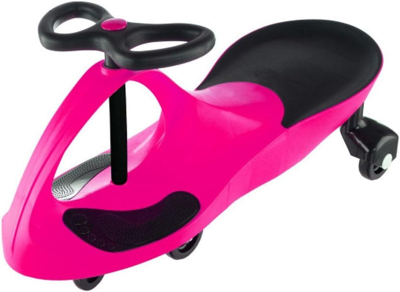 Wiggle Ride-On Car for Toddlers in Pink - Enhances Motor Skills with Safe and Fun Play