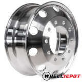 22.5x8.25 Truck Wheels $119 each Forged Aluminum Rims 600pcs FOB WHOLESALE PRICE（1 Container）Machined Bright