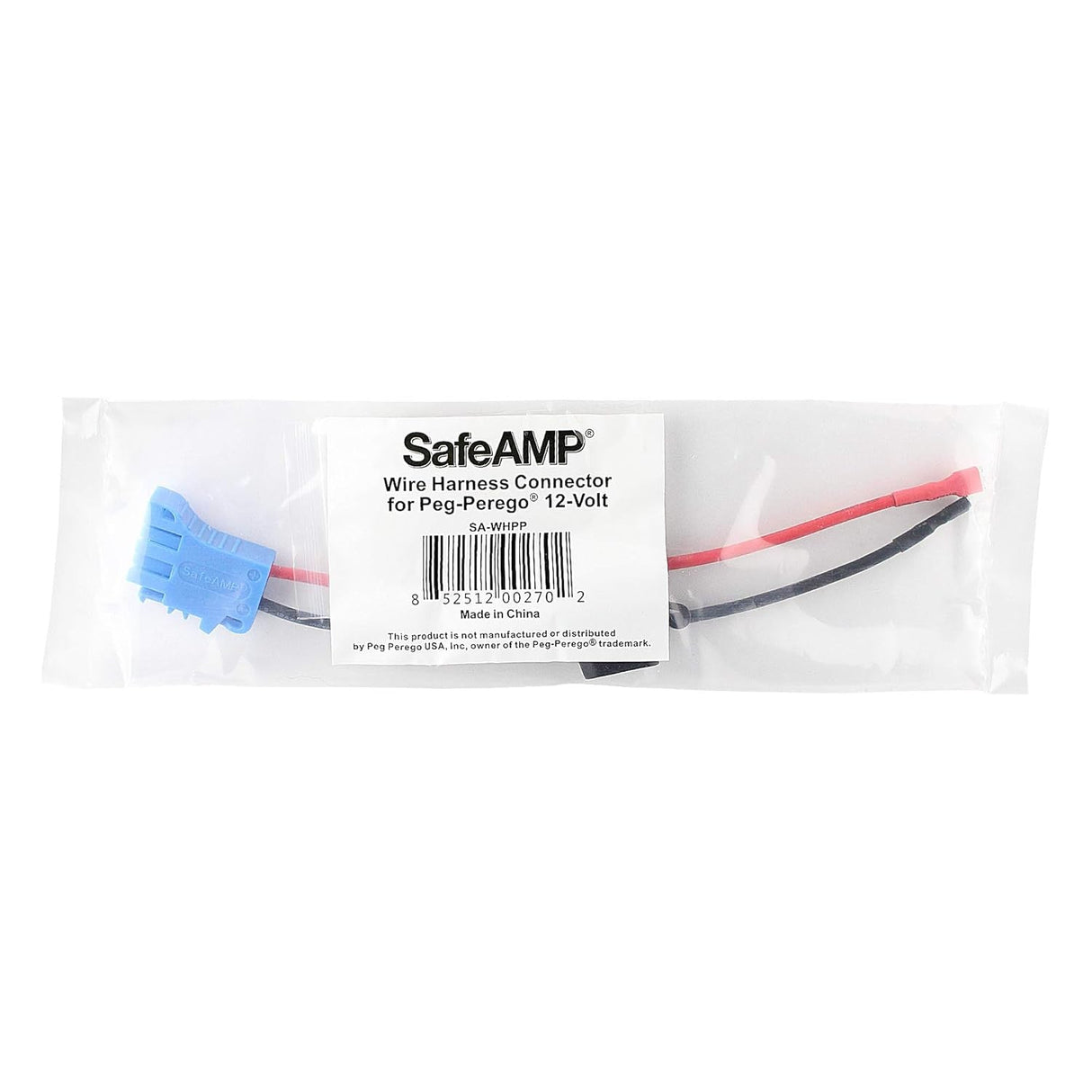 12-Volt SLA Battery Wire Harness and Connector for Peg Perego Vehicles