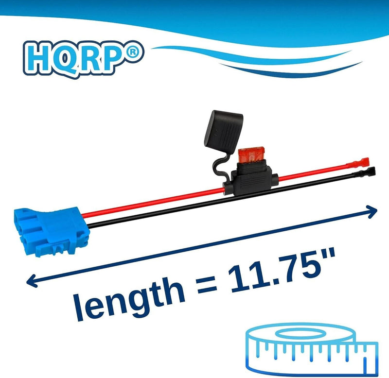 12-Volt SLA Battery Wire Harness with Connector and 4 Fuses for Peg Perego Ride-On Car