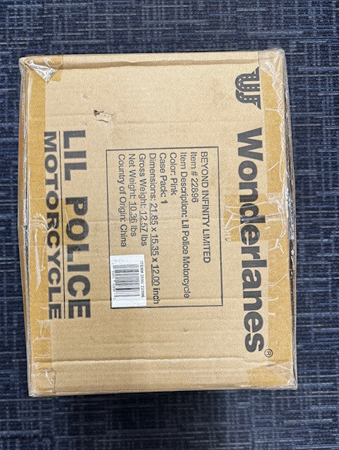 Lil Police Motorcycle Ride-On Toy for Toddlers