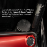 Kicker KS Plug & Play Speaker Bundle Upgrade (Factory Amplified) | '18-'23 JL/ '20-'23 JT