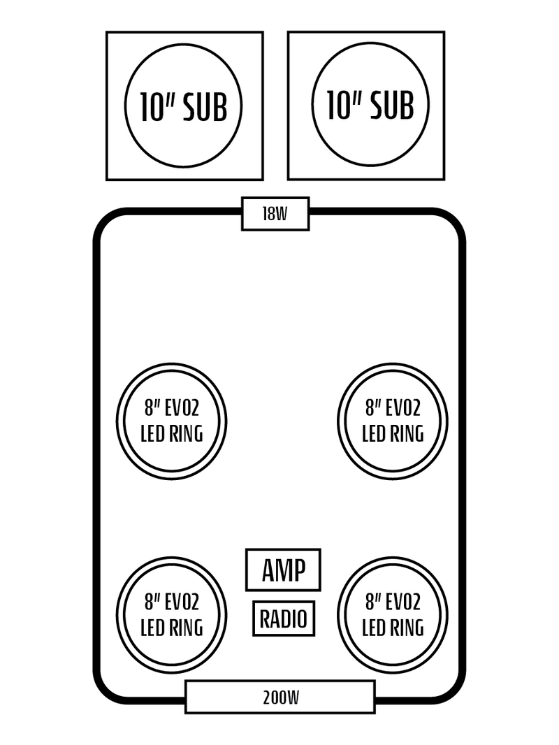 2017+ Can-Am Maverick X3 MAX Stereo Tops (4-Seat)