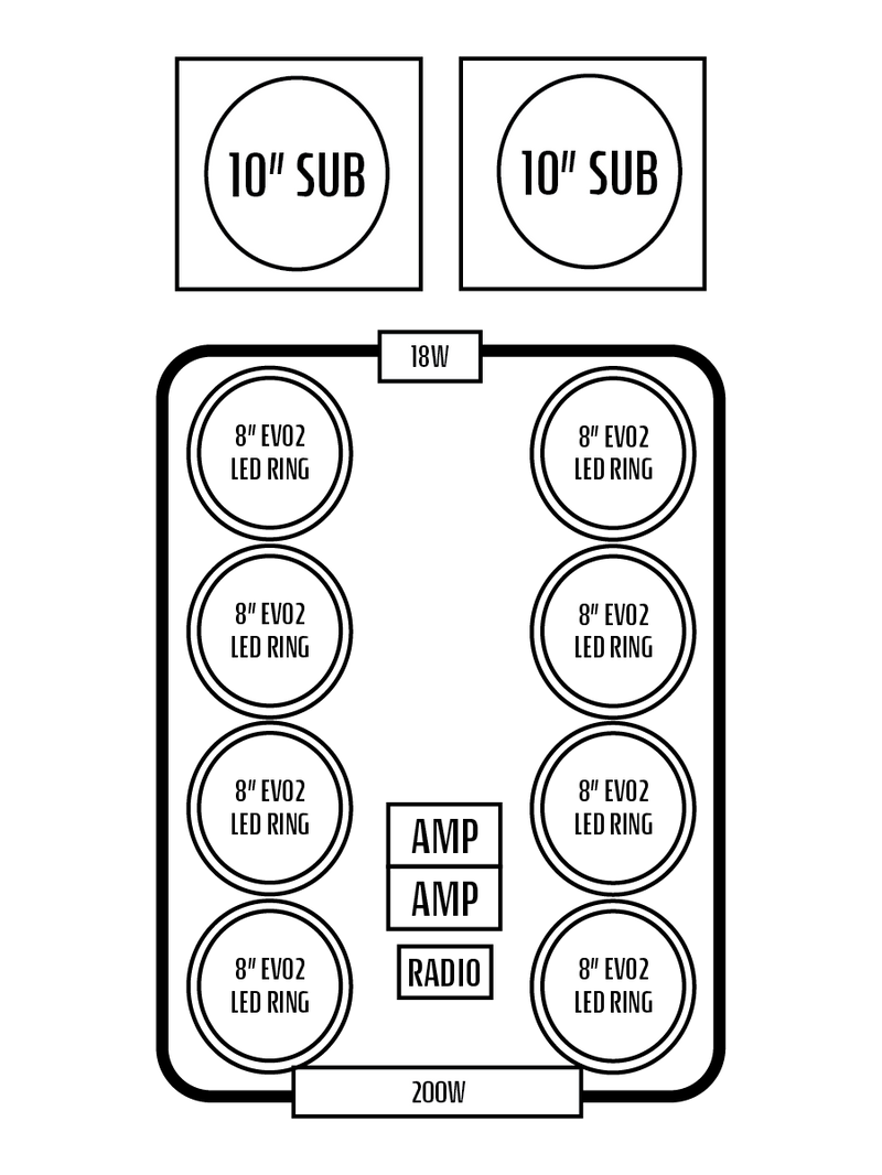 2017+ Can-Am Maverick X3 MAX Stereo Tops (4-Seat)