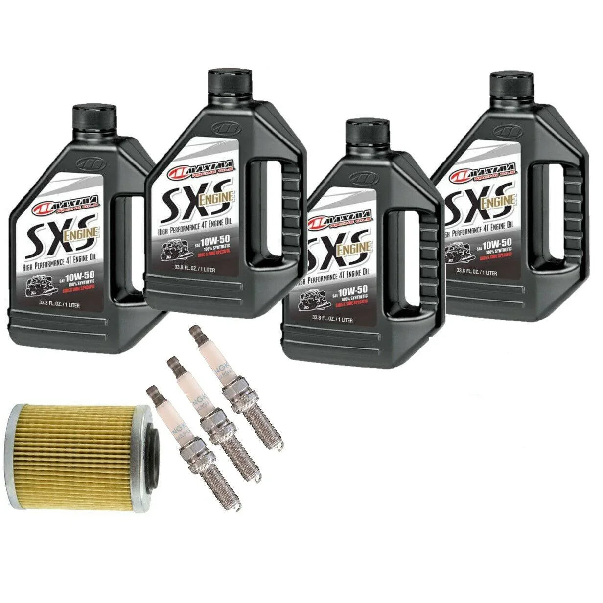 Maxima Can-Am Maverick X3 Full Synthetic Oil Change Kit