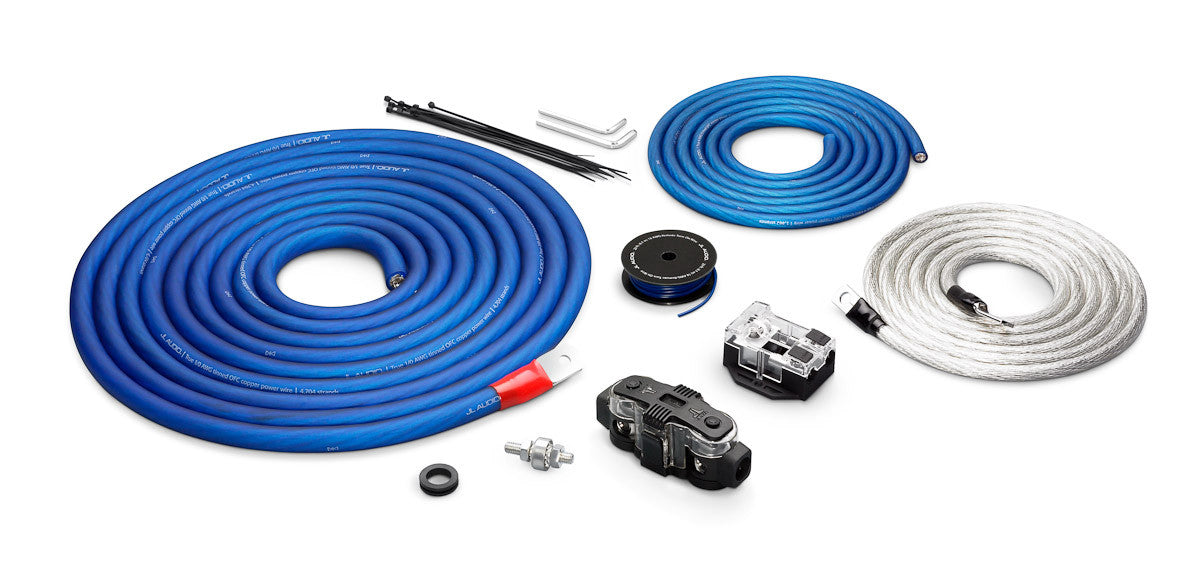 JL Audio XD-PCS1/0-2B Premium 1/0 AWG Dual Amp Kit