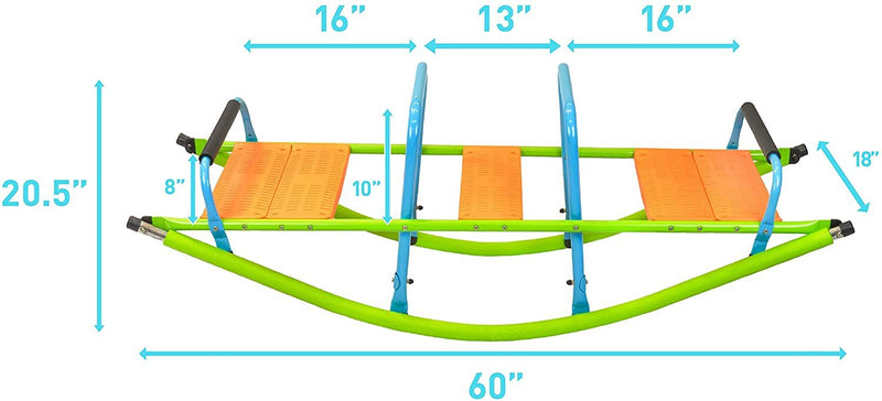 High Quality Plastic Kids Seesaw with Comfortable Seats for Playground Use