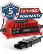 YAMAHA 48V Golf Cart Charger - G19 & G22 - 48V 15A Lithium, LiFePO4, Lead Acid, AGM FORM Charge