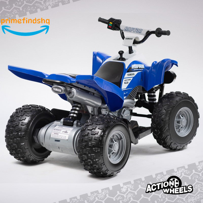 12 Volt Battery Powered Blue Ride-On ATV with Music Features