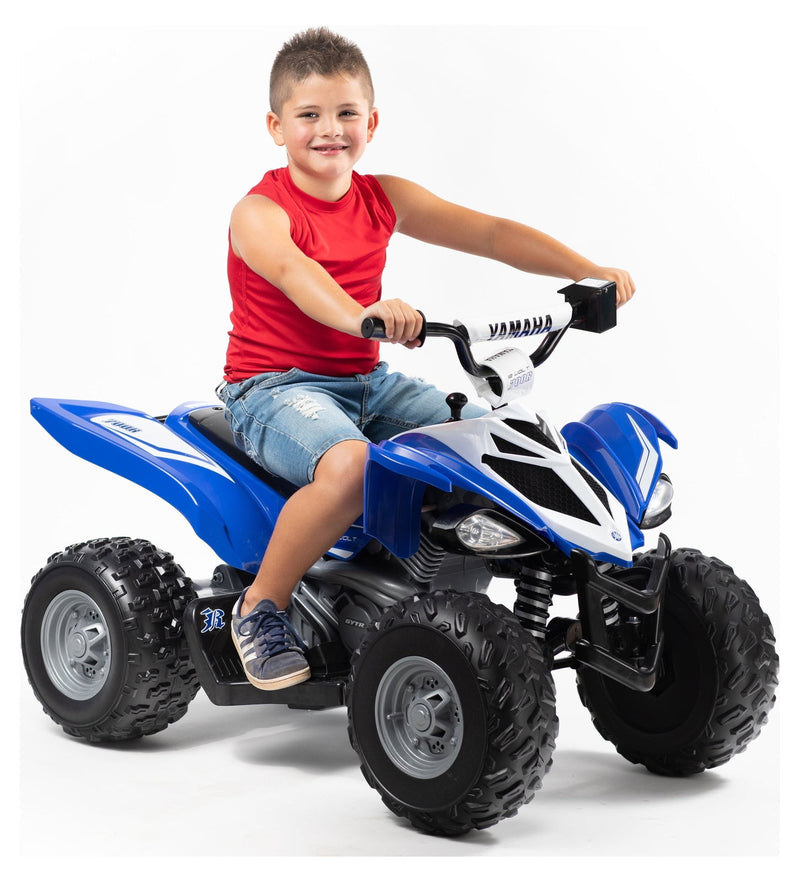 12 Volt Battery Powered Blue Ride-On ATV with Music Features