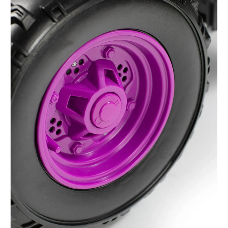 Yamaha Raptor 12V All-Terrain Battery Ride-On ATV for Kids 3+ in Purple