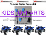 Raptor Battery Replug Kit for Kids 12V Ride-On Toys Compatible with Yamaha Models