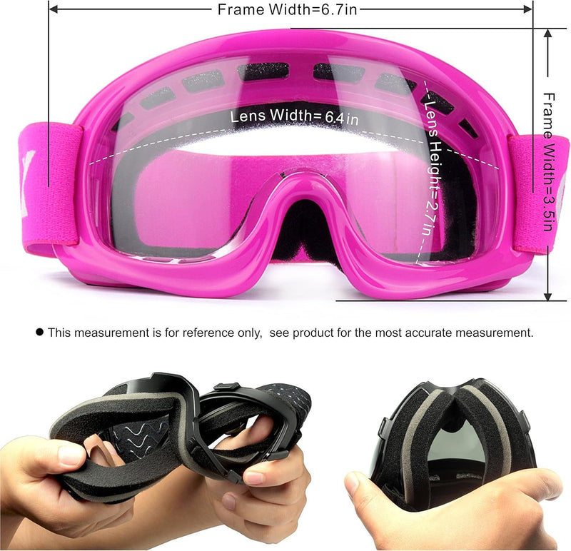 Anti-Fog Impact-Resistant Kids ATV Off-Road Motocross Goggles