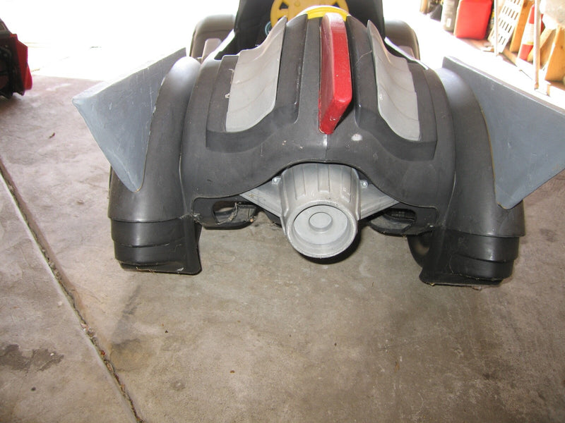 6V Battery-Powered Kids Ride-On Car Bat-Man Style with Cool Black Fins