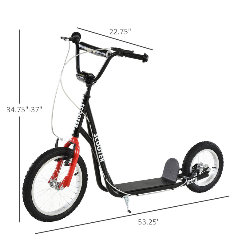 Adjustable Handlebar Kick Scooter for Youth and Teens Ages 5 and Up