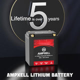 YTX30L-BS Lithium 12V Motorcycle Battery 18Ah 1080A