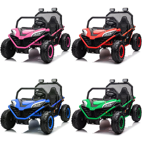 24V Electric Kids 2-Seater Ride-On UTV Truck with 300W Motor, EVA Wheels, and Remote Control