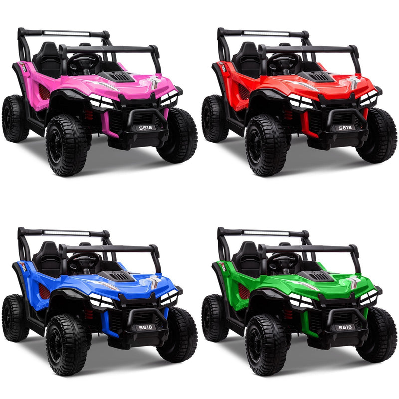 24V Electric Kids 2-Seater Ride-On UTV Truck with 4x80W Motors and Remote Control