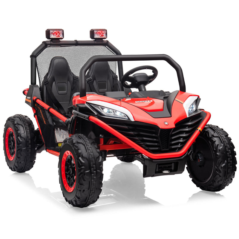 24V Electric Kids Ride-On UTV Truck with 2 Seats, 4WD and Remote Control, 4x80W Motors
