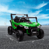 24V Kids Electric 2-Seater Off-Road UTV Truck Ride-On Car with 4WD and 80W Motor